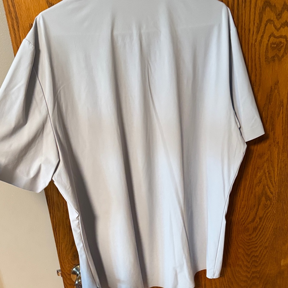 7 Diamonds Light Blue Short Sleeve Button-Down Shirt - Picture 3 of 4